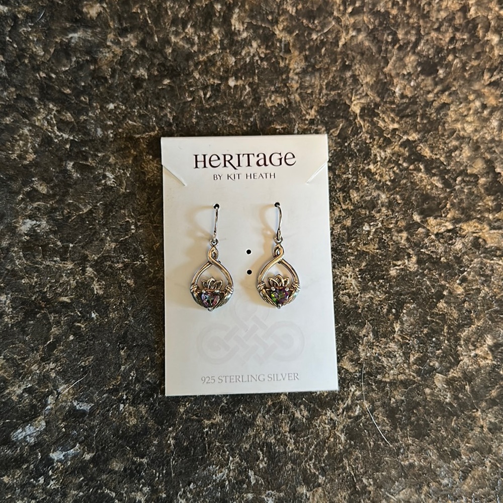 Silver earrings